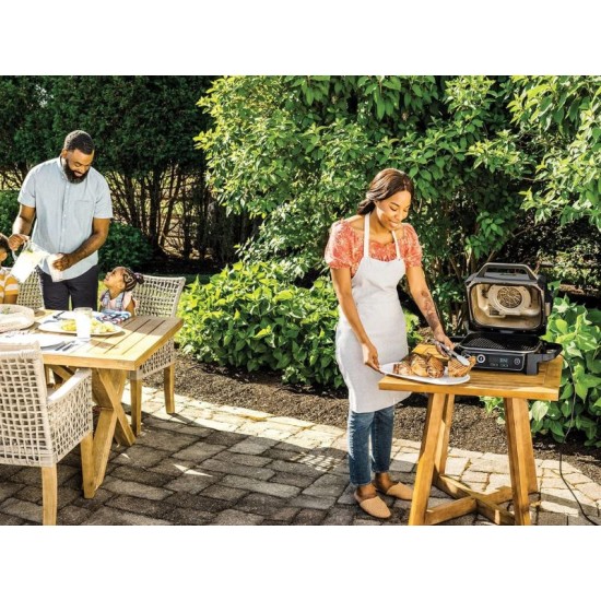Ninja Woodfire Electric BBQ Grill и Smoker – Eлектрически грил 7 в 1 